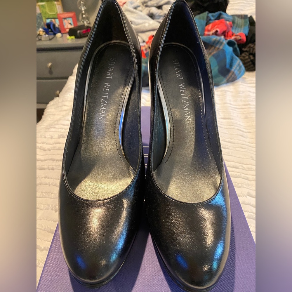 Stuart Weitzman leather heels